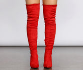 Lace Up Glamour Stiletto Boots Ins Street